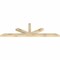 Ekena Millwork Saratoga Rough Sawn Timber Gable Bracket, Douglas Fir, 96"W x 28"H x 4"D x 4"F, 7/12 Pitch GBW096X28X0404SAR00RDF - alternate 4